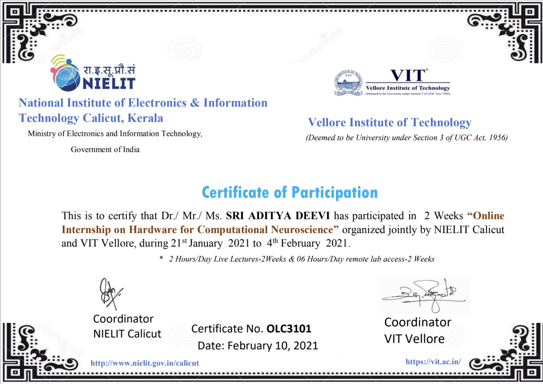 Hardware for Computational Neuroscience