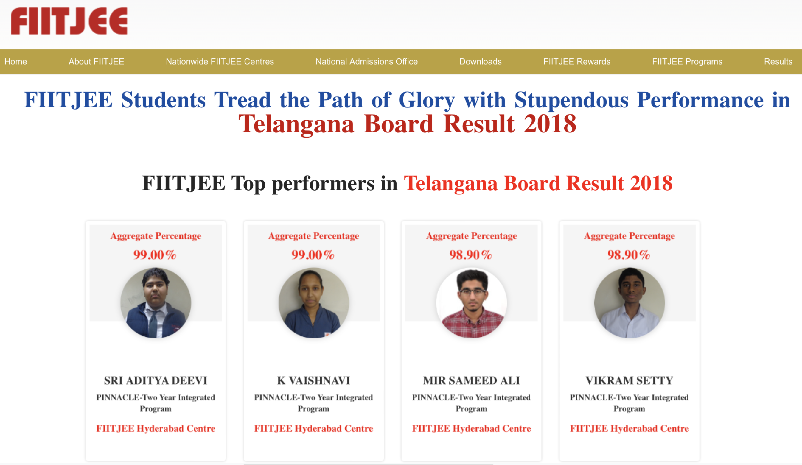 FIITJEE Award Image